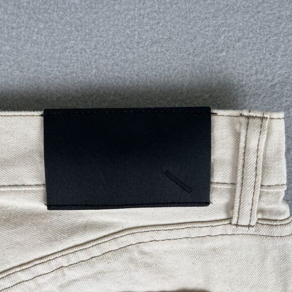 NWT Saturdays NYC Charlie Skinny Slim Natural Beige Mid Rise Denim Jeans 29x32 - Picture 16 of 16